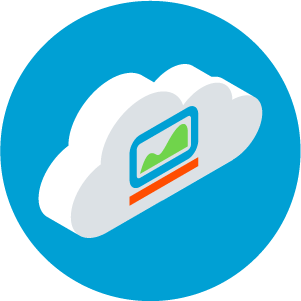 Smart Energy Cloud Icon